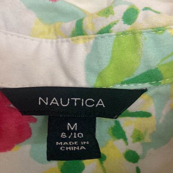 Cute stylish spring summer sun dress by Nautica size 8/10 - Picture 2 of 3